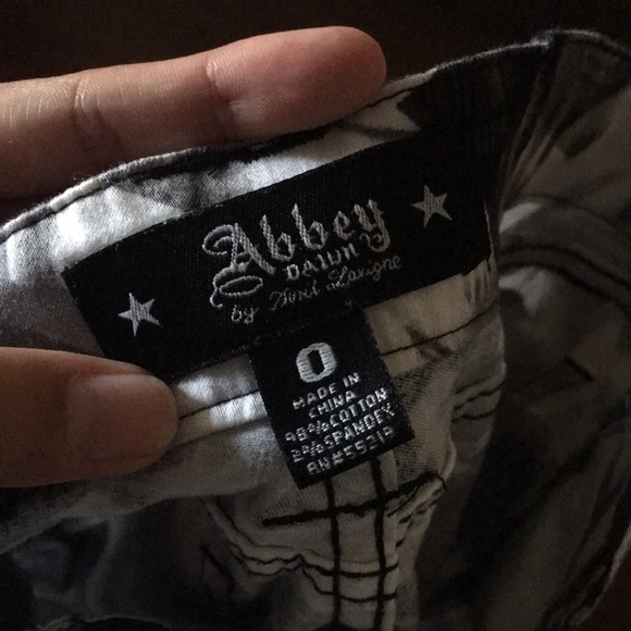 Abbey Dawn By Avril Lavigne Stretchy Jeans b&w - Picture 5 of 5